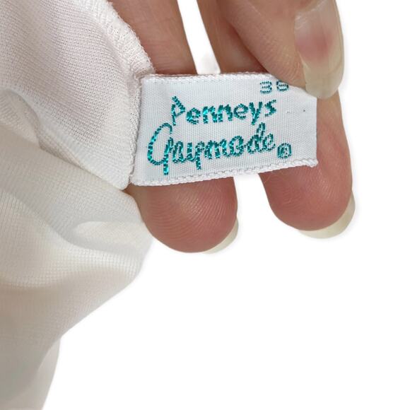 Vintage‎ Slip Dress Penney's Gaymode Fitted Bodice Lingerie Shapewear - Picture 7 of 8